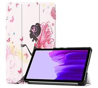 Lobwerk Funda Protectora para Samsung Galaxy A7 Lite SM-T220 SM-T225 de 8,7 Pulgadas, Funda Fina con función Atril y función de Encendido y Apagado automático