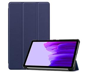 Lobwerk Funda protectora para Samsung Galaxy A7 Lite SM-T220 SM-T225 de 8,7 pulgadas, funda fina con función atril y función de encendido y apagado automático, color azul