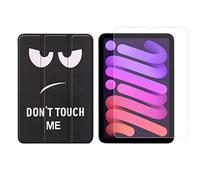 Lobwerk Juego de 2 en 1 para Apple iPad Mini 6 2021 8,3 Pulgadas con Funda Protectora + Cristal Protector con Funda para Coche