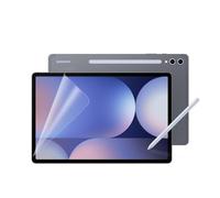 Lobwerk Juego de protectores de pantalla 2 en 1 para Samsung Galaxy Tab S10 Plus Galaxy Tab S9 FE+ Plus, Galaxy Tab S9 + Plus SM-X820/X826B X610/X616 X810/X816B/X818U de 12,4 pulgadas, transparente y