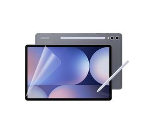 Lobwerk Juego de protectores de pantalla 2 en 1 para Samsung Galaxy Tab S10 Plus Galaxy Tab S9 FE+ Plus, Galaxy Tab S9 + Plus SM-X820/X826B X610/X616 X810/X816B/X818U de 12,4 pulgadas, transparente y