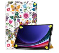 Lobwerk Smart Cover Funda para Samsung Galaxy Tab S9 FE Plus+ X610/X616 2023 12.4 pulgadas Funda con tapa Funda con tapa Diseño Libro