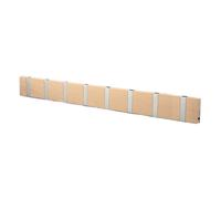 LoCa Perchero de pared Knax 80 cm roble enjabonado-gris