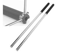 LOCADENCE 2pcs Barras de bobinado de la puerta del resorte de la puerta del garaje, 1/2 pulgada de diámetro 17.2 pulgadas de hardware de barras de longitud con manija antideligüen