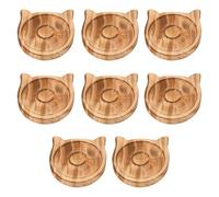 LOCADENCE 8 Tableros Cuentas, Soporte Exhibición Pulsera Madera 4,1 X 3,9 Pulgadas, Bandeja Organizadora Joyas con Cuentas para Hacer Joyas