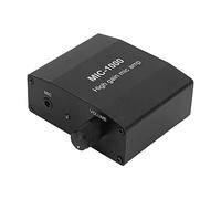 LOCADENCE Amplificador de micrófono, amplificador de audio de micrófono de aleación de aluminio, kit de accesorios de amplificación de alta ganancia 65 x 53 x 25 mm 1000 veces