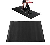 Locadence Bike Mat, Estera 39.4 X 27.6 Pulgadas Amortiguadores Anti Slip Cinta Correr, Almohadilla para Entrenador Bicicleta Ejercicios para Equipos Fitness Gimnasio Estacionarios