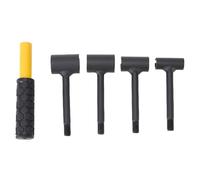 Locadence Door Hinge Adjustment Tool, 4 in 1 Set Heavy Duty Hinge Gap Adjusting Wrench, Crevice Adjusting Wrench, User Friendly Door Hinges Adjustment Tool for Residential (Yellow)