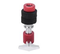 LOCADENCE Embrague de Platillos Hi Hat, Accesorios de Kit de Batería Rojo y Negro para Varillas de Amarre de 1/4 de Pulgada (6 Mm), Accesorios para Instrumentos Musicales para
