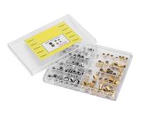 Locadence Kit de Herramientas de Extracción de Eslabones de Reloj de 3,0~0.295 In, Kit de Herramientas de Repuesto para Reparación de Coronas con Caja, Piezas de Corona de