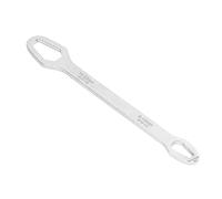 Locadence Llave de doble punta, llave universal multifuncional, llave autoajustable de doble cabeza de 8 mm a 22 mm para herramientas de reparación de automóviles en el hogar (Plata)