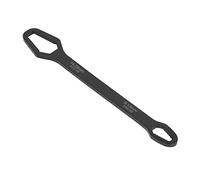 Locadence Llave de doble punta, llave universal multifuncional, llave autoajustable de doble cabeza de 8 mm a 22 mm para herramientas de reparación de automóviles en el hogar (Negra)