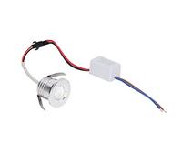 Locadence Mini Focos AC 85-265V 3W, Foco Techo LED Empotrable COB, Luminaria Exhibición Debajo del Gabinete para Techos Interiores (Luz Blanca cálida 3000K.)