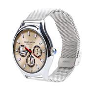 Locadence Smart Watch, Reloj Inteligente de Pantalla Táctil de 1.43in de 1,43in para Hombres, Rastreadores de Acondicionamiento Físico LED a Prueba de Agua Dinámico (Correa de oro)