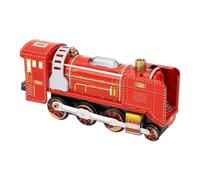 Locadence Train Head Wain Up Toy, Vintage Train Head Tin Toy, Photography Prop para Bares, Tiendas de Ropa, Cafeterías, Hogar, Decoración de Lugares Temáticos