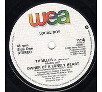 LOCAL BOY - THRILLER MEDLEY WITH OWNER OF A LONELY HEART 7 INCH (7" VINYL 45) UK WEA 1984