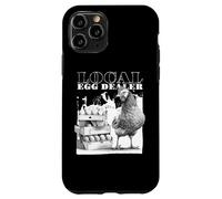 Local Egg Dealer Chickens Funny Bleached Chicken Eggs Farmer Carcasa para iPhone 11 Pro