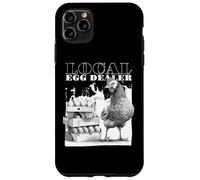 Local Egg Dealer Chickens Funny Bleached Chicken Eggs Farmer Carcasa para iPhone 11 Pro MAX