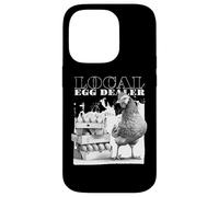 Local Egg Dealer Chickens Funny Bleached Chicken Eggs Farmer Carcasa para iPhone 14 Pro