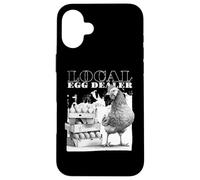 Local Egg Dealer Chickens Funny Bleached Chicken Eggs Farmer Carcasa para iPhone 16 Plus