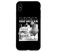 Local Egg Dealer Chickens Funny Bleached Chicken Eggs Farmer Carcasa para iPhone XS MAX
