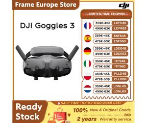 【LOCAL+】Gafas DJI Goggles 3 FPV con Pantallas Micro-OLED, Experiencia de Vuelo Inmersiva, Transmisión de Video HD O4 Inalámbrica, DJI Nuevo Original DJI Goggles 3