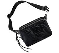 LOCAL LION Riñonera de Moda para Mujer y Hombre, Bolsa de Pecho, Bolsa Cruzada Deportiva y Elegante, Bandoleras con Múltiples Compartimentos y Cordones, Bolso de Cintura Pequeño Ajustables
