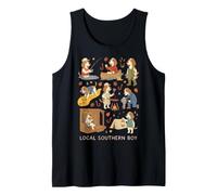 Local Southern Youth Boy Beagle Dog Outdoor Camping Pesca Camiseta sin Mangas