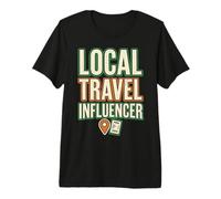 Local Travel Influencer Errand Camiseta Premium