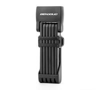 Localización de bicicleta Portable Plegable Bike Bike Strong SEGURIDAD Easy Carry de 76.7 cm Cubierta de ABS extendida (Negro)