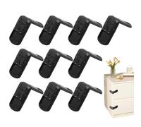 Localización De La Puerta Segura Del Niño - 10x -Lock De Puerta Resistente A Los Niños - Bebés De Protección Infantil Fuerte, Fuerte Y Fuerte Para Muebles Cajones De Cajones De Cajones De Cajón