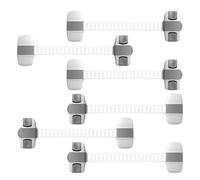 Localización de protección para niños con seguridad para niños, cerradura de la puerta de la cerradura del bebé, armarios a prueba de bebés | Locas de gabinete para bebés, paquete de 6, seguro para be