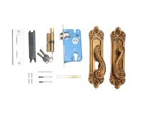 Localización de puerta retro de estilo europeo, seguridad de la palanca del hogar de seguridad de aluminio. Cerrar el mando de la perilla del mando de la perilla con 3 llaves para