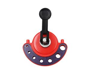 Localizador de agujeros ajustable de vidrio de cerámica, guía de posicionamiento de apertura, rango de sujeción de agujeros de 4 a 12 mm, localizador de aberturas