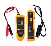 Localizador de alambre subterráneo Instrumento de detección de cables subterráneos Instrumento de cableado oculto Finder Circuit Tester Para Ethernet y teléfono(F-816-Yellow)