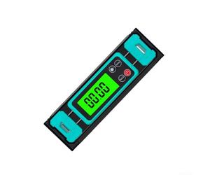 Localizador de ángulo de regla de nivel digital, inclinómetro electrónico LCD ± 0.05 ° precisión con escala, para montaje de muebles de renovación de construcción (200 mm)