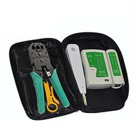 Localizador de cables, Juego de herramientas de red Herramienta de cableado RJ45 Línea Tester Line Line Finder Herramienta de engarce