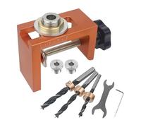 Localizador de carpentry, Pocket Dowel Hole Jig Carpentry, Woodworking Tools, Estable Dowel Jig Kit, Woodworking Jig Set, Pocket Hole Jig System, Carpentry Hole Locator, Dowel Jig For Woodworking