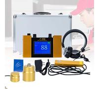 Localizador De Fugas De Agua con Sensor Ultrasónico, Pantalla LCD Y Auriculares, Detector De Tuberías Subterráneas con Ajuste De Sensibilidad Y 4 Niveles De Frecuencia