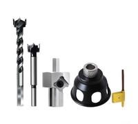 Localizador de guía de taladro vertical con construcción de aleación de aluminio para aplicaciones fiables de carpintería (A)