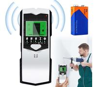 Localizador de línea: detector de escáner de pared 5 en 1, detector de vigas multifuncional con pantalla LCD y alarma, detector de metales, buscador de línea, línea de alimentación de para encontrar