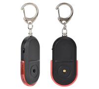 Localizador de llave de alarma antipérdida, silbato inalámbrico, luz LED, alcance de 8 a 10 m, gadget portátil para personas olvidadas (verde, azul, rojo) (Acoutoyphq6gd17i-03)