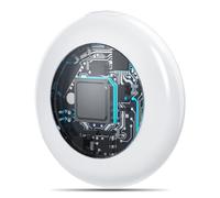 Localizador de Llaves, Compatible con la App Buscar de Apple (Solo iOS), buscador Bluetooth para Equipaje/Bolsos/Carteras, Resistente al Agua según IP5X, batería reemplazable.