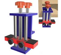 Localizador de montaje en puerta de gabinete, Posicionador de instalación de puerta de gabinete | Posicionador de metal ajustable con abrazaderas,Herramienta multifuncional de instalación de bisagras