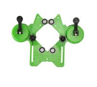 Localizador de Orificios, Broca Ajustable Guía de Sierra Perforadora Guía de Sierra Perforadora de Acero Inoxidable ABS Accesorio de Plantilla para Cerámica, Vidrio, Porcelana,