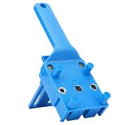 Localizador de perforación de plantilla de clavija autocentrante Localizador de orificios rectos para herramientas de bricolaje de perforación de trabajo de madera(Azul)