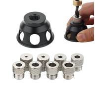 Localizador de perforación - Herramienta de posicionamiento de agujero compacta de aluminio, diseño de asistencia vertical | Con muebles de construcción de taller, perforación de madera y me