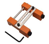 Localizador de placa de perforación tres en uno para carpintería, taladro de placa de clavija de 17,5 cm, localizador de agujeros de bisagra de carpintería, localizador de apertura de bisagra, bisagra