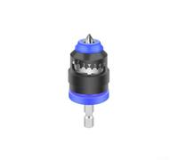 Localizador de profundidad de destornillador ajustable con anillo de ajuste de rotación fácil y embrague integrado para un funcionamiento seguro y preciso (azul y negro)