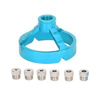 Localizador De Punzón Vertical De Tamaño Estándar Con 6 Bujes De Taladro Accesorio Multifuncional De Aleación De Aluminio Para Alineación Precisa En Carpintería Y Fabricación De Muebles